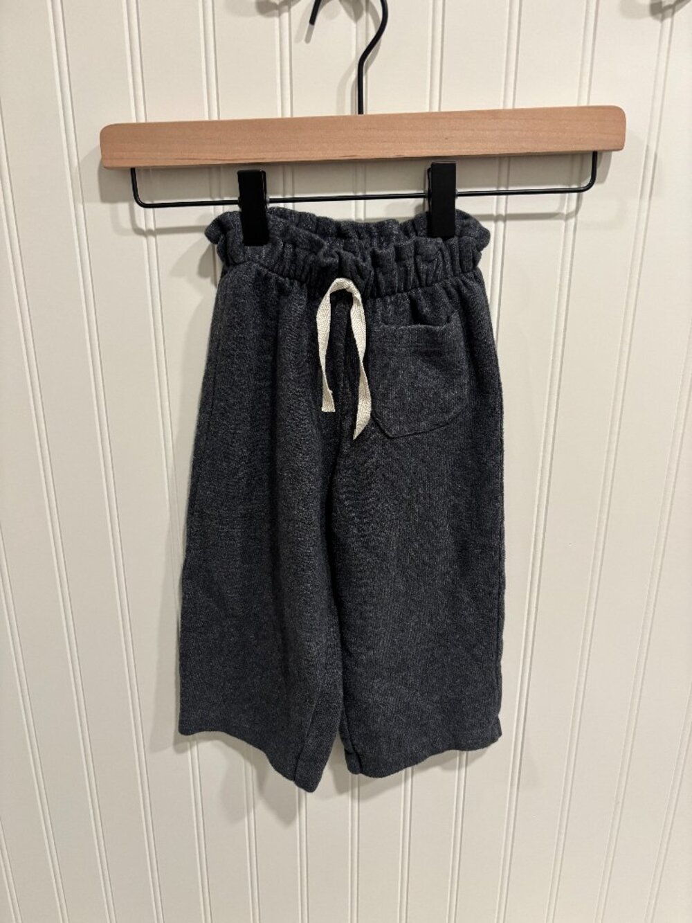 Zara Charcoal Gray Knit Pants
